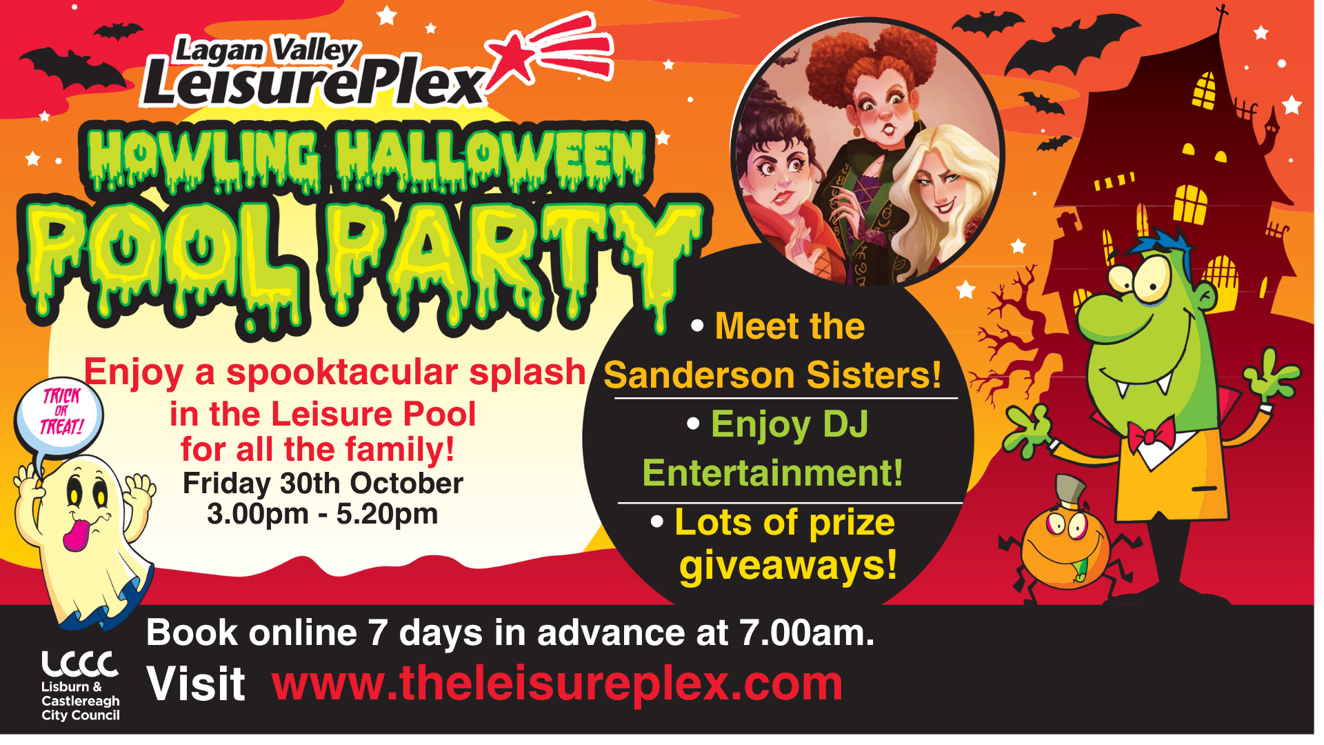 Howling Halloween Leisure Pool Party