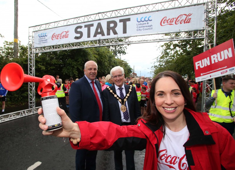 THOUSANDS OF RUNNERS COMPLETE THE LISBURN COCA-COLA HBC HALF MARATHON, 10K & FUN RUN