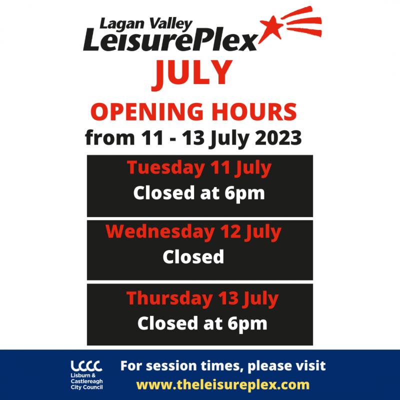 July Bank Holiday Opening Hours